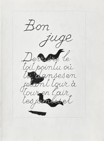Litografía Braque - Bon juge