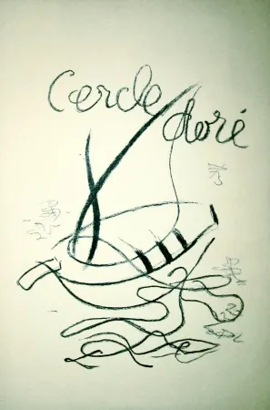 Litografía Braque - Cercle doré