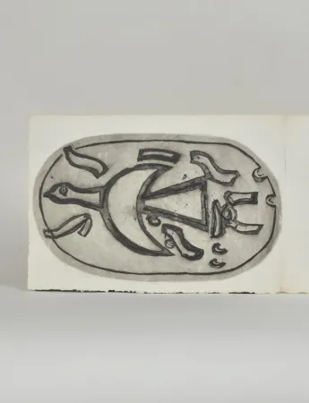 Grabado Braque - Chants de Milarepa,