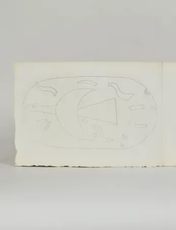 Grabado Braque - Chants de Milarepa