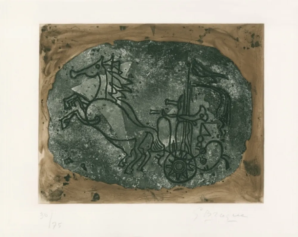 Aguafuerte Y Aguatinta Braque - 