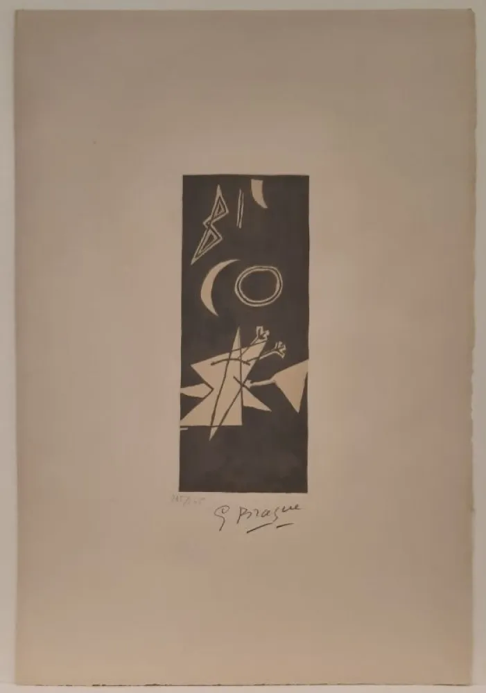 Litografía Braque - Ciel Gris II