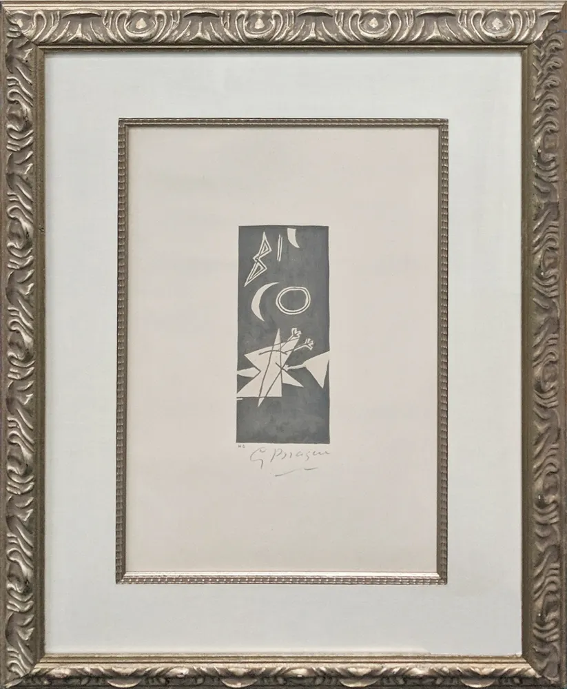 Litografía Braque - CIEL GRIS II