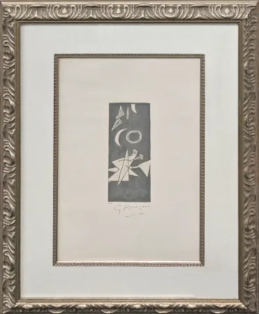 Litografía Braque - CIEL GRIS II