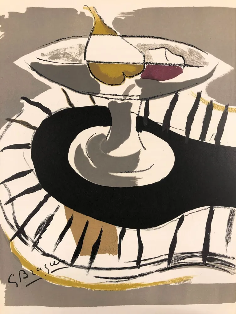 Litografía Braque - Compotier