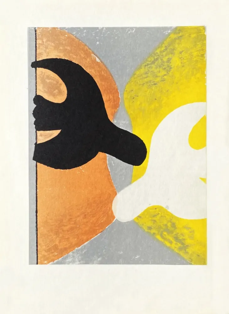 Litografía Braque - Couple d'oiseaux