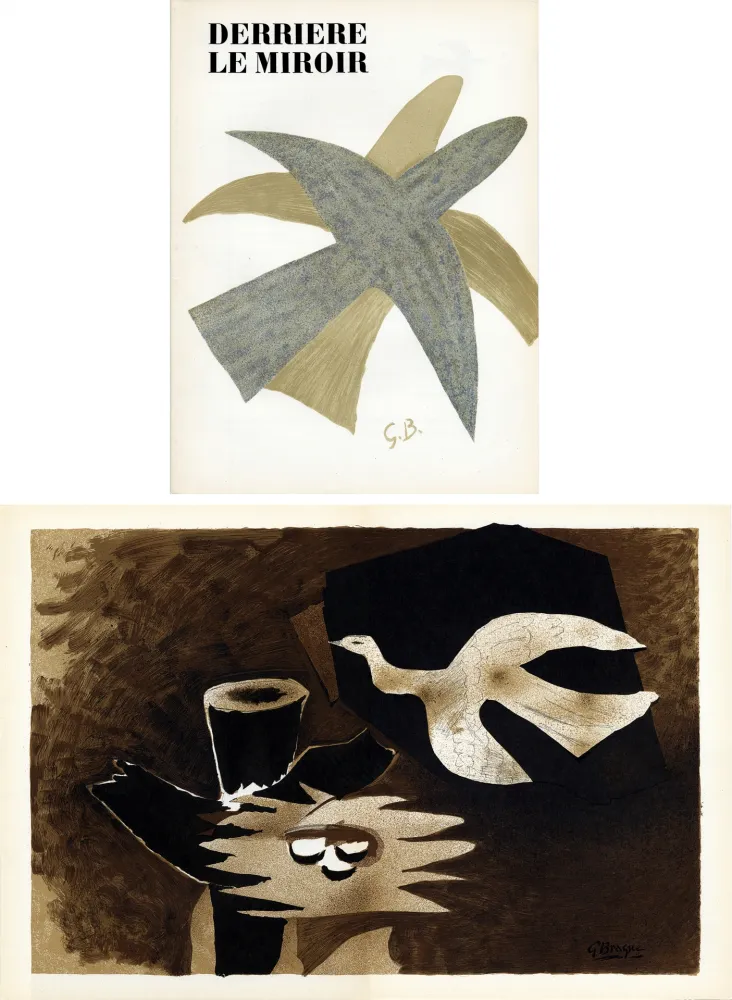 Libro Ilustrado Braque - DERRIÈRE LE MIROIR N° 85-86. BRAQUE. Avril-mai 1956.
