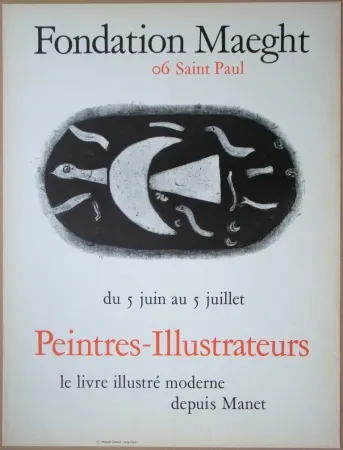 Litografía Braque - Fondation Maeght