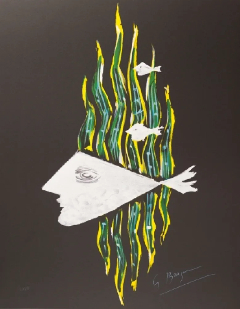 Litografía Braque - Hébé