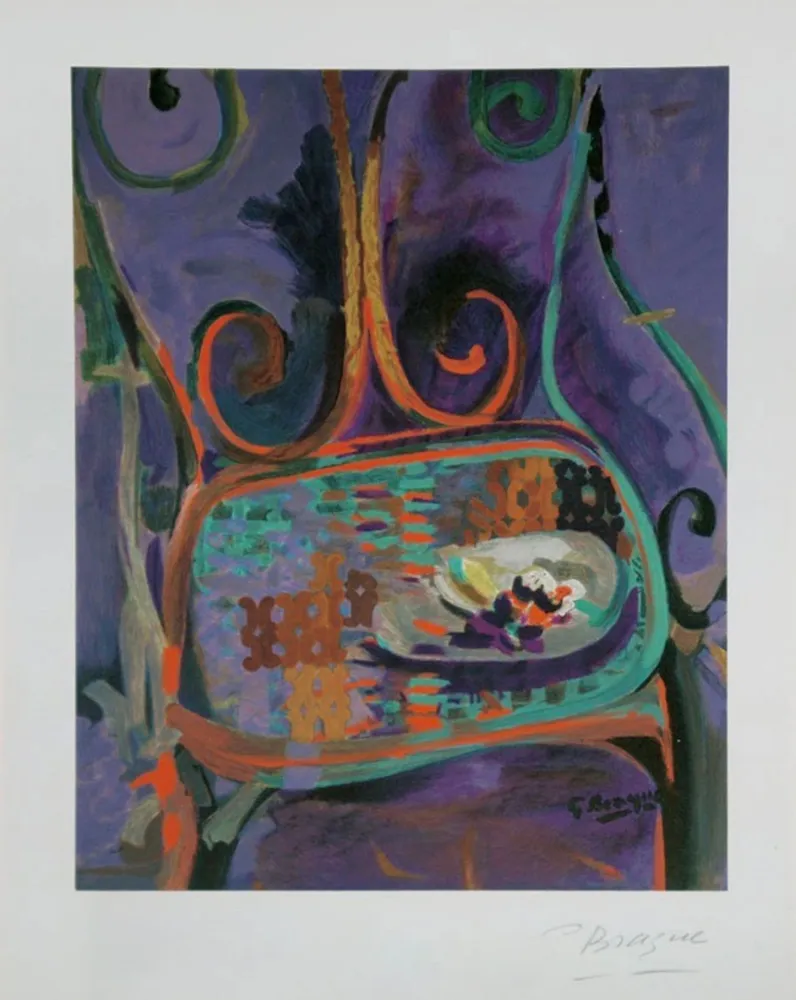 Litografía Braque - La Chaise M #1046