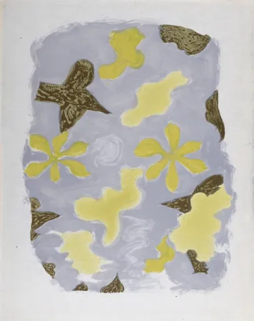 Litografía Braque - La Sorgue, 1963