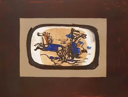 Litografía Braque - Le Char