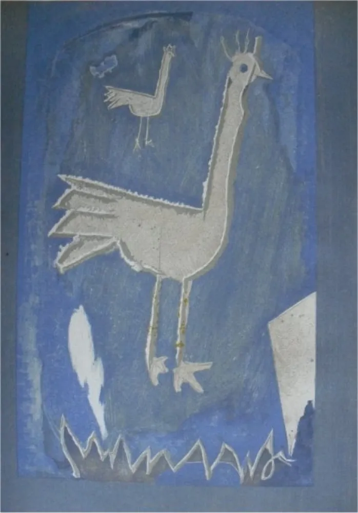 Litografía Braque - Le Coq