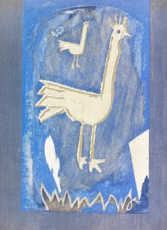 Litografía Braque - Le Coq