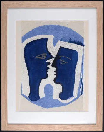 Sin Técnico Braque - Le Couple, 1963 - Framed