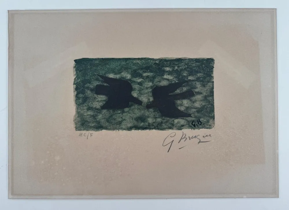 Litografía Braque - Le Pays total 