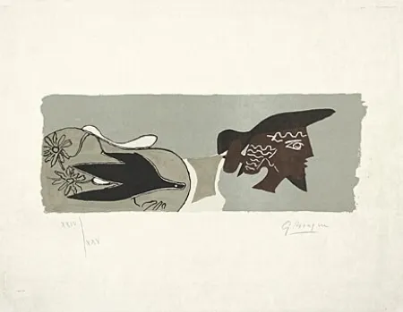 Litografía Braque - Le Poète