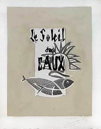 Grabado Braque - Le soleil des eaux