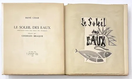 Libro Ilustrado Braque - Le soleil des eaux