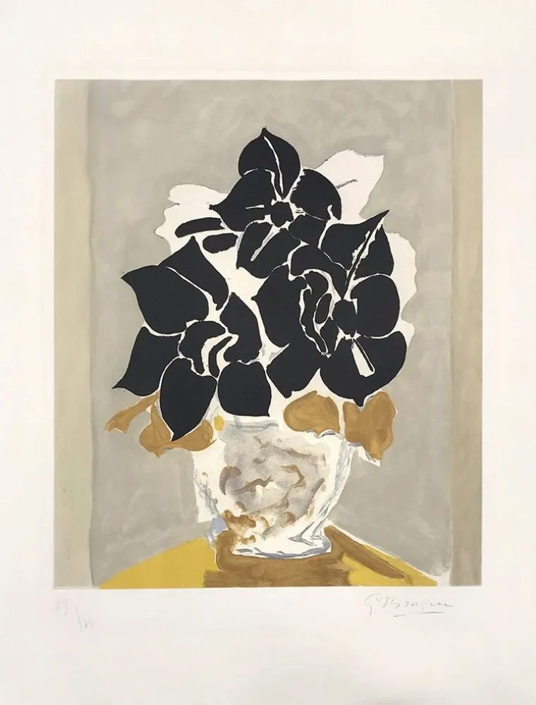 Aguafuerte Y Aguatinta Braque - Les Amaryllis (Amaryllis)