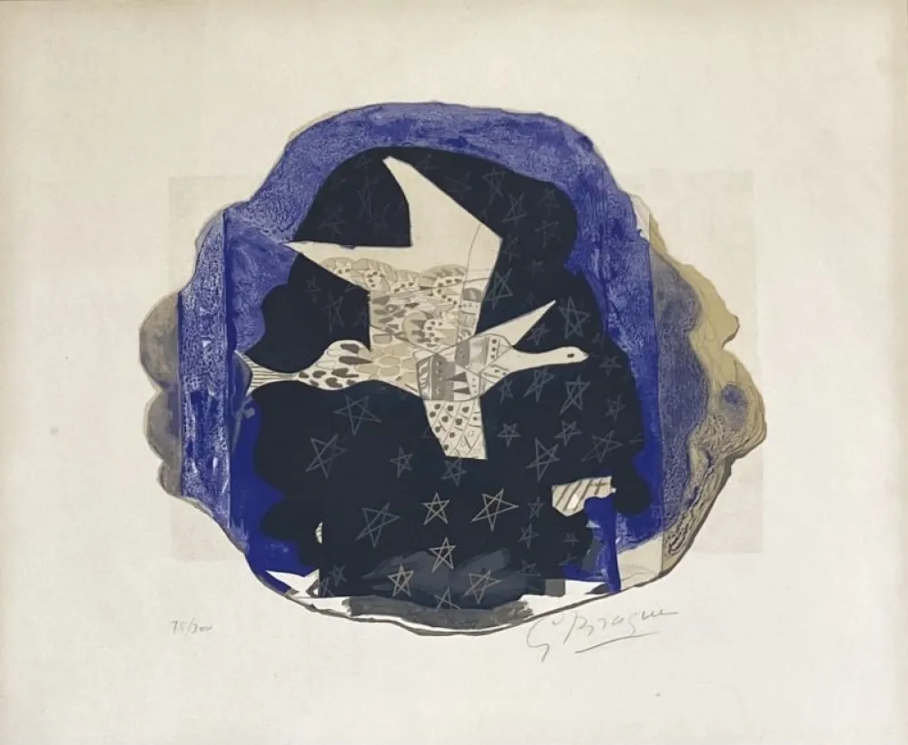 Litografía Braque - Les étoiles 