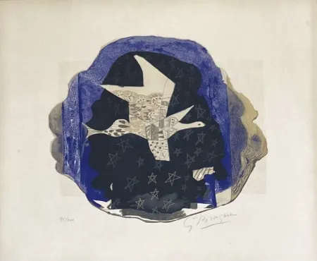 Litografía Braque - Les étoiles 