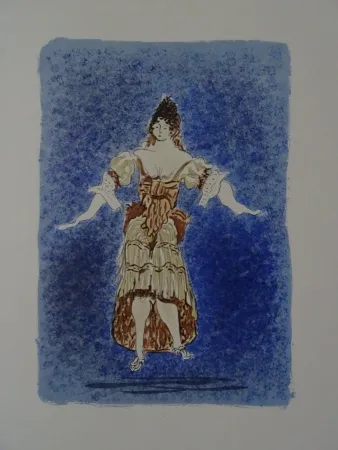 Litografía Braque - Les Facheux