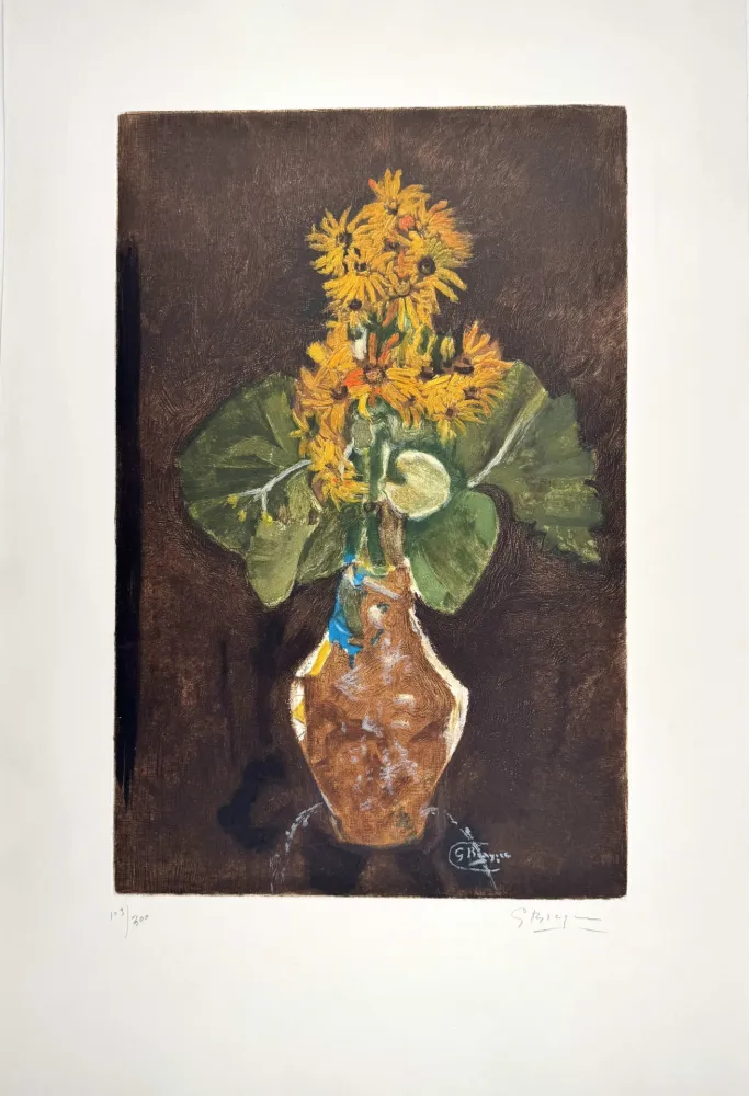 Aguafuerte Y Aguatinta Braque - Les Marguerites 