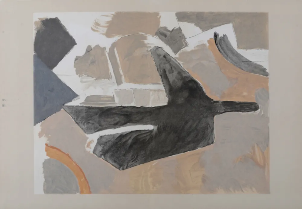 Litografía Braque - Les Oiseaux #III, 1967