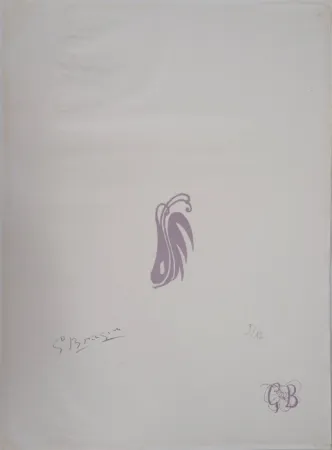 Litografía Braque - Les paroles transparentes