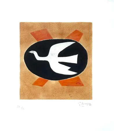 Aguafuerte Braque - L'oiseau de feu (Oiseau XIII) 