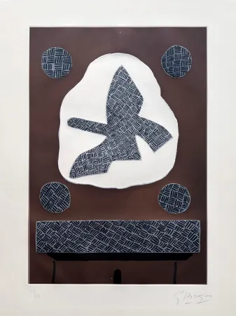 Aguafuerte Y Aguatinta Braque - L'oiseau de passage