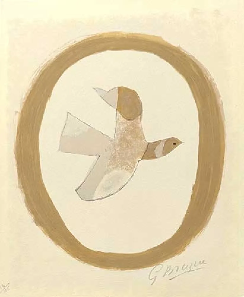 Litografía Braque - L'oiseau des sables
