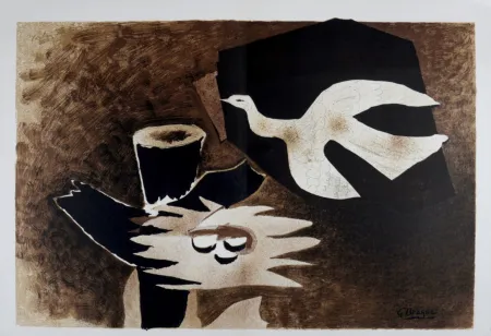 Litografía Braque - L'oiseau et son nid