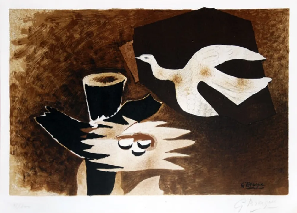 Litografía Braque - L'oiseau et son nid (The Bird and Its Nest)