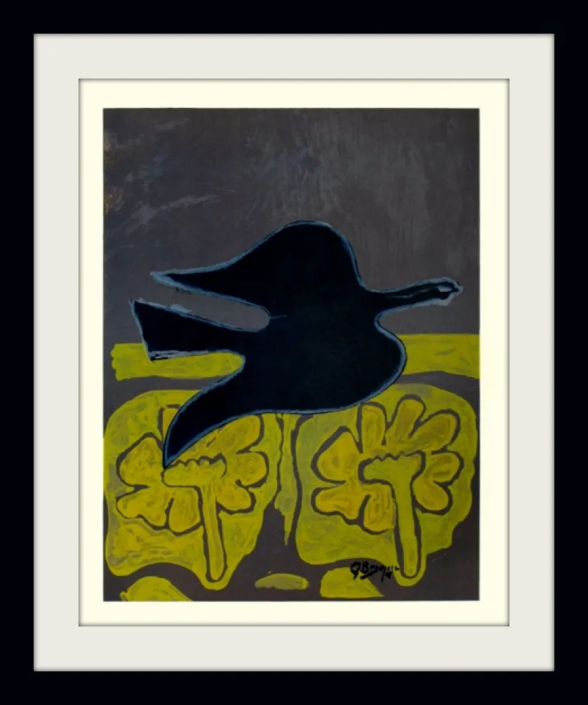 Litografía Braque - Menton