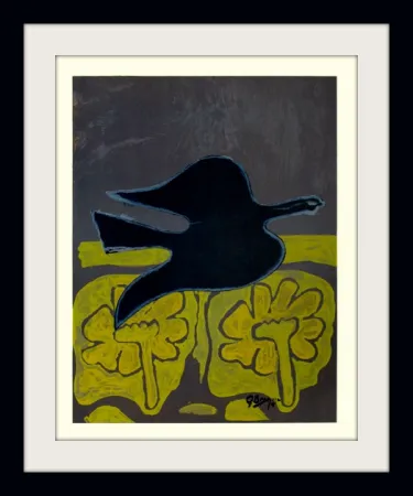 Litografía Braque - Menton