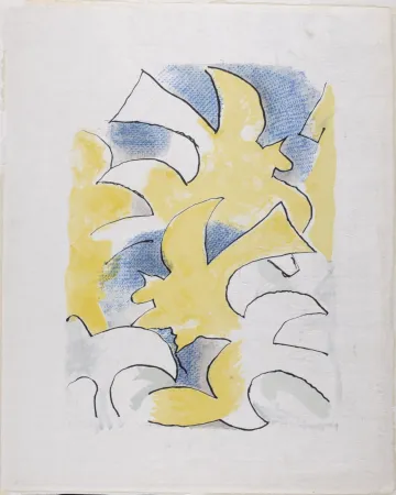 Litografía Braque - Migration, 1963