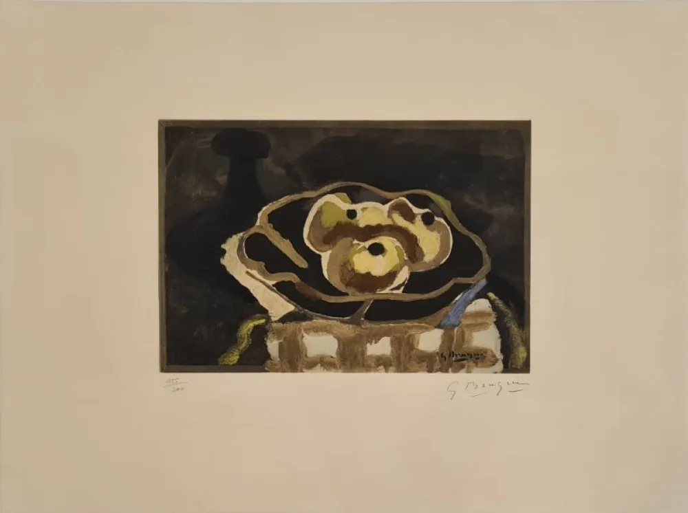 Aguafuerte Braque - Nature morte 