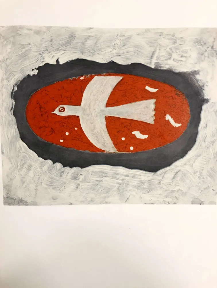 Litografía Braque - Oiseau