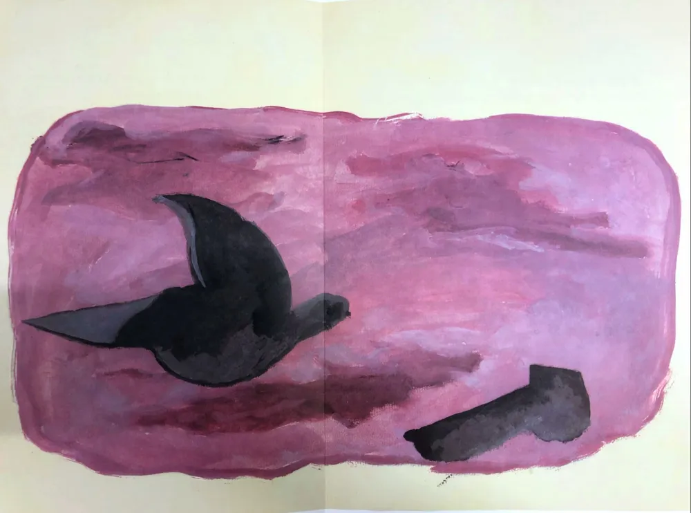 Litografía Braque - Oiseaux