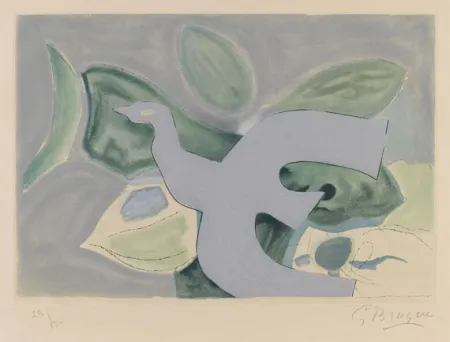 Aguatinta Braque - Oiseaux