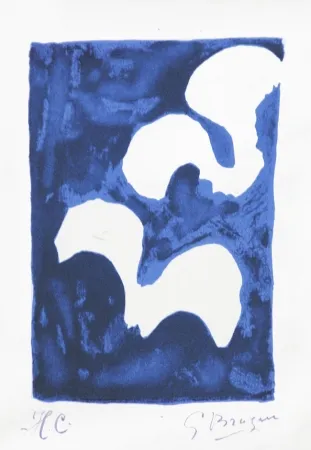 Litografía Braque - Oiseaux, dans la nuit from Le tir à l'arc