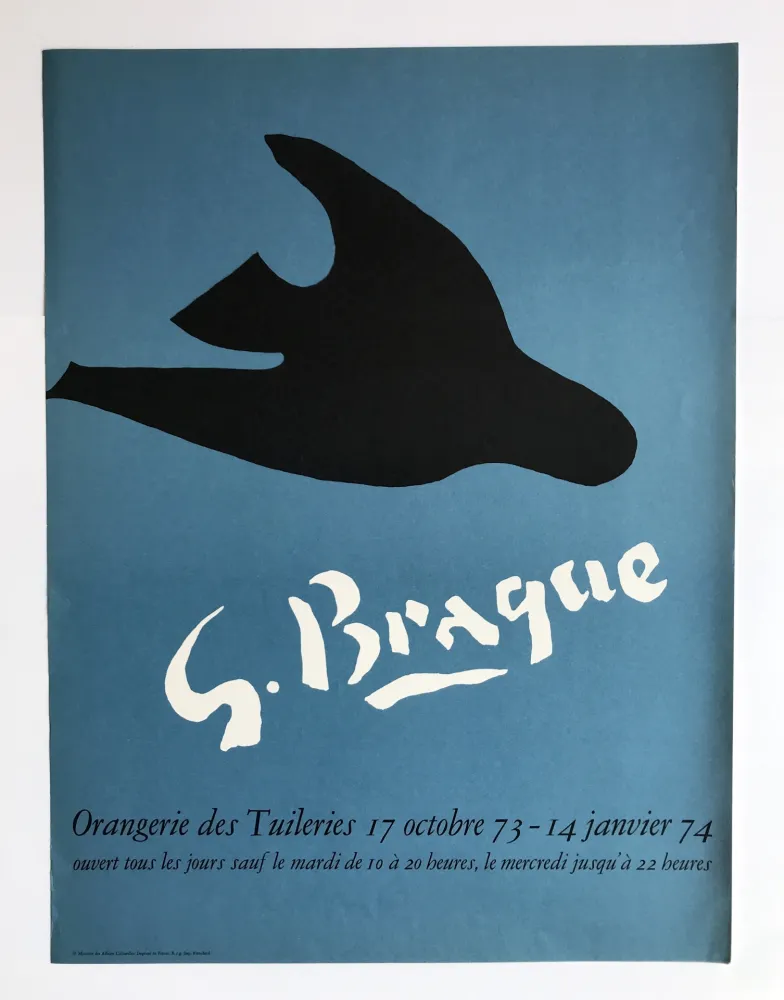 Cartel Braque - Orangerie des Tuileries