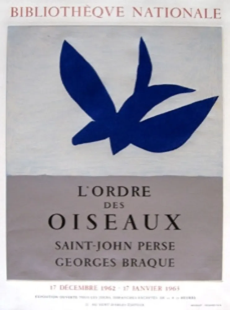 Cartel Braque - Ordre des oiseaux