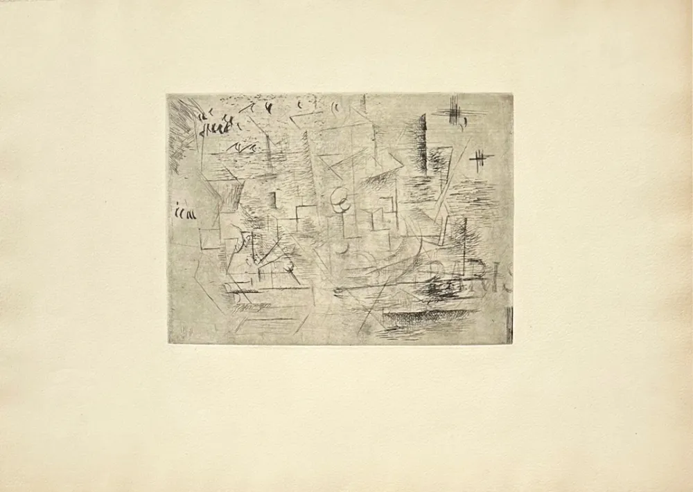 Grabado Braque - Paris