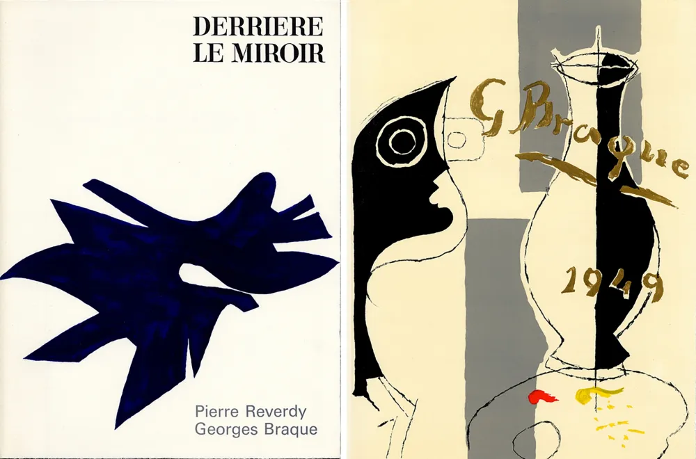 Libro Ilustrado Braque - PIERRE REVERDY, GEORGES BRAQUE. DERRIÈRE LE MIROIR n° 135-136. Déc.1962-Janv.1963.