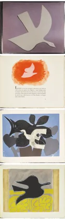 Libro Ilustrado Braque - Saint-John Perse. L'ORDRE DES OISEAUX. 12 eaux-fortes en couleurs de Georges Braque (1962)