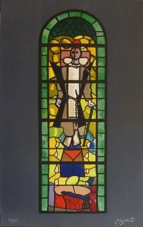 Litografía Braque - Sainte Dominique