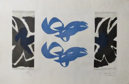 Aguafuerte Braque - Si je mourais là-bas